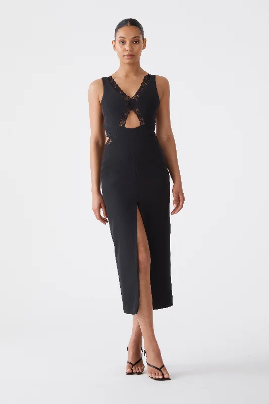 Holiday Sale trendy bodycon dressSan Sloane Chiara Midi Dress