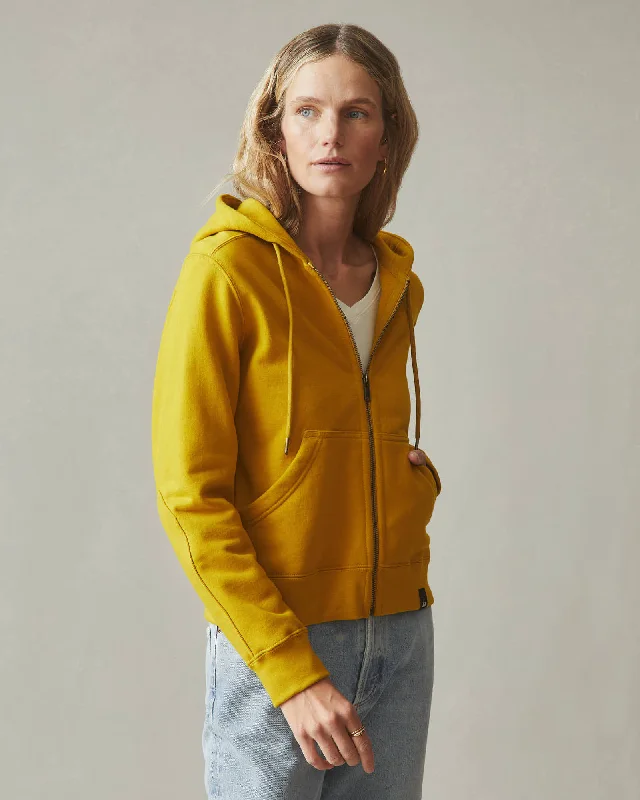 Relaxed Classic Full Zip - Golden Palm