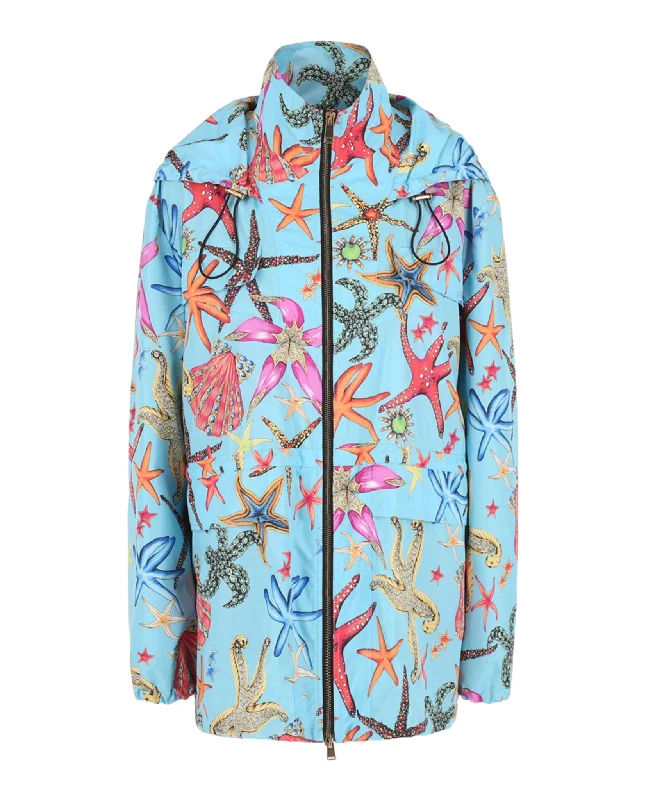 Factory Direct Sale cold weather coatVersace Womens Tresor La Mer Jacket