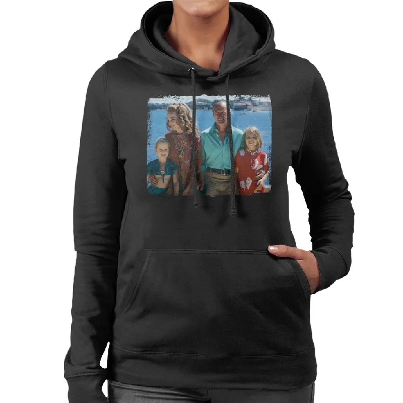 Weekend Deal graphic hooded sweatshirtTV Times David Niven Family 1971 Women's Hooded Sweatshirt Weekend Deal graphic hooded sweatshirtTV Times David Niven Family 1971 Women's Hooded Sweatshirt