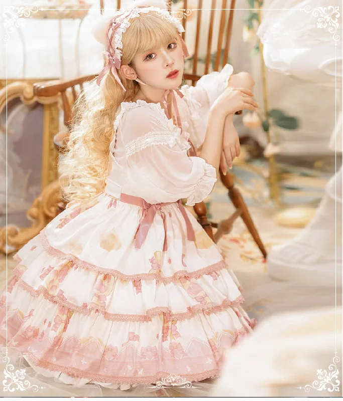 Huge Discounts boho dressSweet Rock Candy Cat Lolita JSK