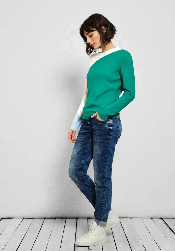 Low Prices lightweight hooded sweatshirtCecil Modern Colour Block Pullover Sweatshirt, Emerald Green Low Prices lightweight hooded sweatshirtCecil Modern Colour Block Pullover Sweatshirt, Emerald Green