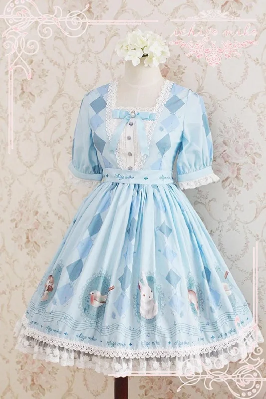Loyalty Reward floral midi dressStrawberry Witch~Forest Carol~ Lolita OP and JSK