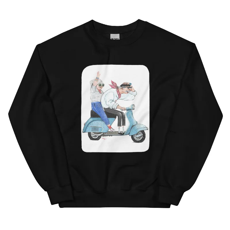 Huge Discounts fitness hoodie for trainingVESPA Unisex Fleece Sweatshirt