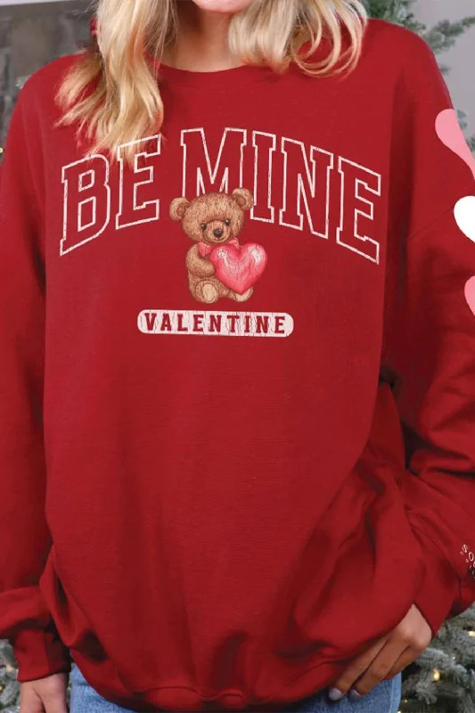 Crazy Deals fashionable workout wearSimply Southern Teddy Bear Valentine Sweatshirt for Women in Red | CREW-MINE-RED Crazy Deals fashionable workout wearSimply Southern Teddy Bear Valentine Sweatshirt for Women in Red | CREW-MINE-RED