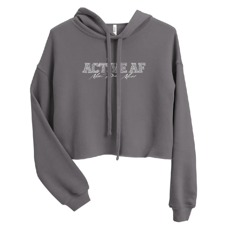 Active AF College Crop Hoodie