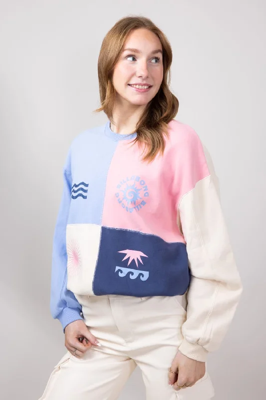 Weekend Deal breathable gym hoodieBillabong Later Days Kendall Crewneck for Women in Dusty Rose | UBJFT00175-DSR Weekend Deal breathable gym hoodieBillabong Later Days Kendall Crewneck for Women in Dusty Rose | UBJFT00175-DSR