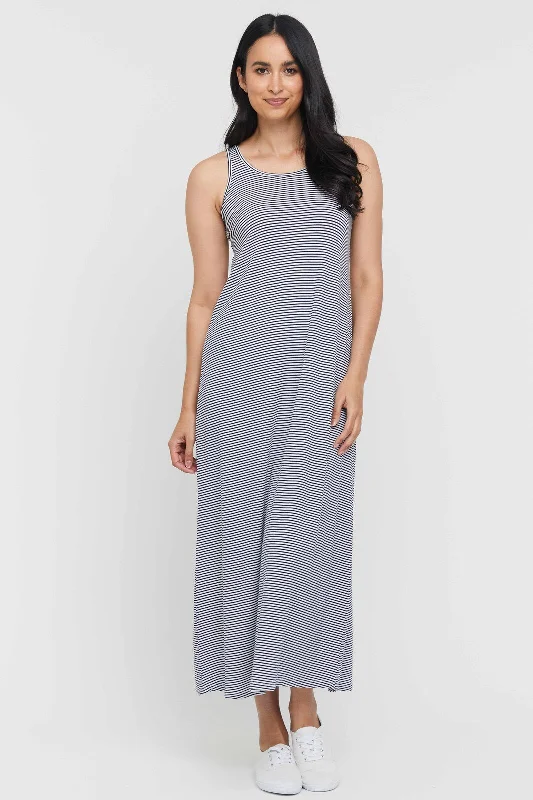 Special Discount lace dressBamboo Maxi Dress - Thin Stripe