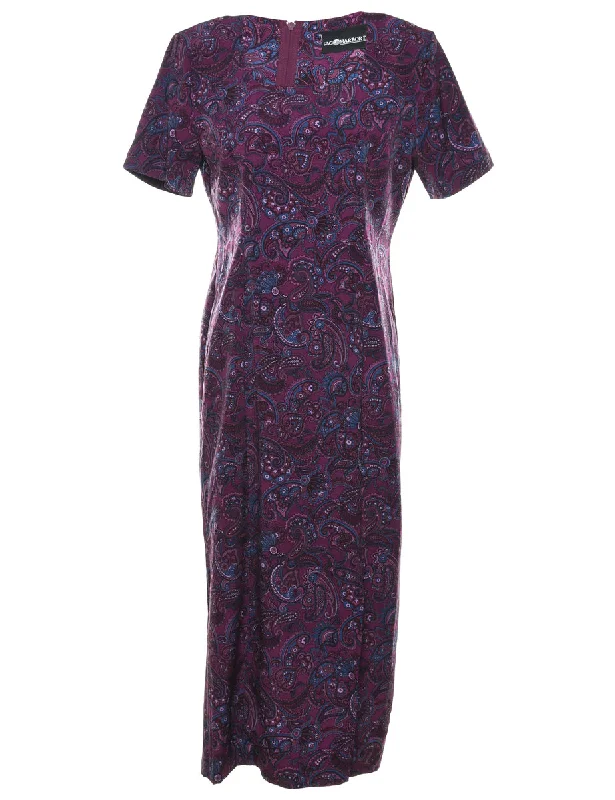Daily Specials comfortable outerwearPaisley Print Maxi Dress - M