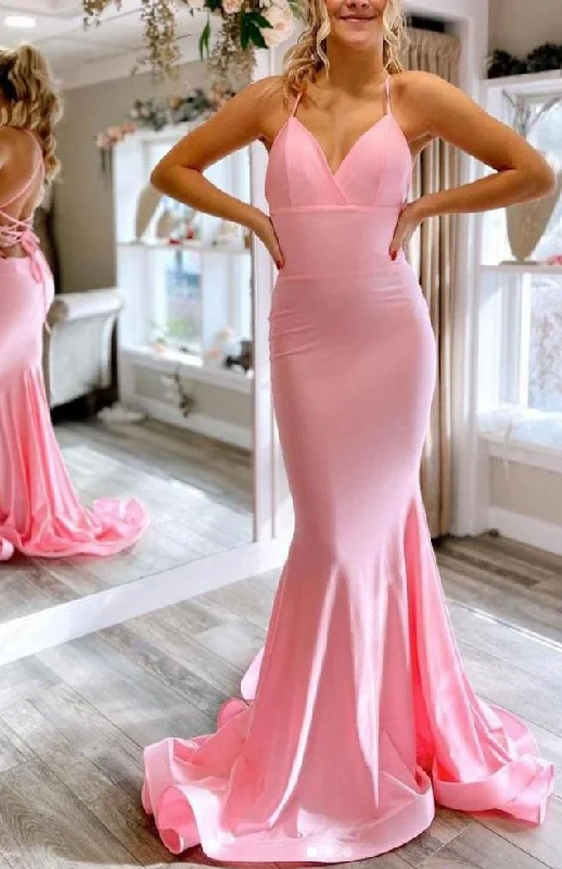 Sexy Mermaid Long Prom Dresses,Winter Formal Dresses