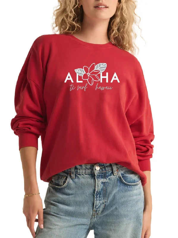 Amazing Deals casual trench coatT&C Surf Nau Puff Sunday Sweatshirt