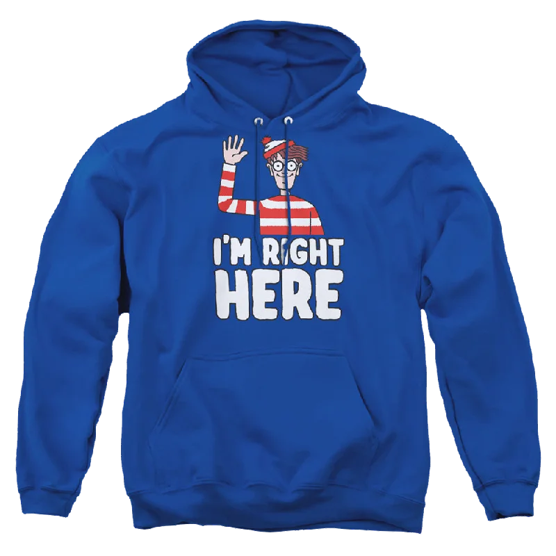 Fantastic Offers chic workout hoodieWhere's Waldo Im Right Here - Pullover Hoodie