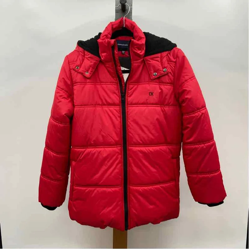 Big Discounts utility coatCalvin Klein Women's Size L Red Solid Coat