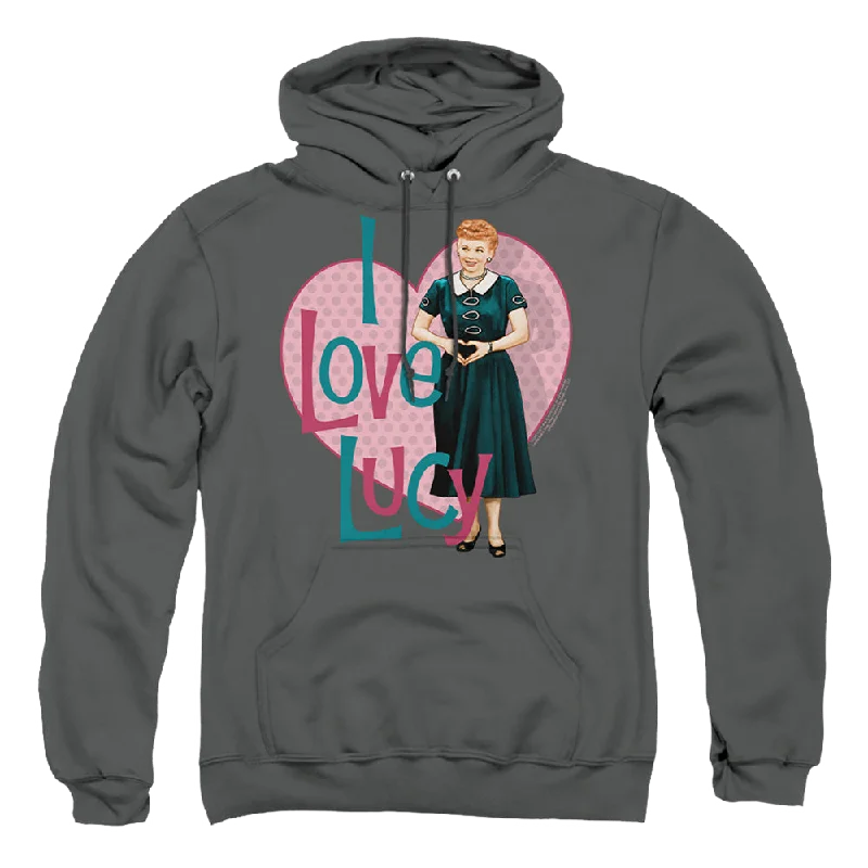 Quick Sale sleek zip-up hoodieI Love Lucy Heart You - Pullover Hoodie