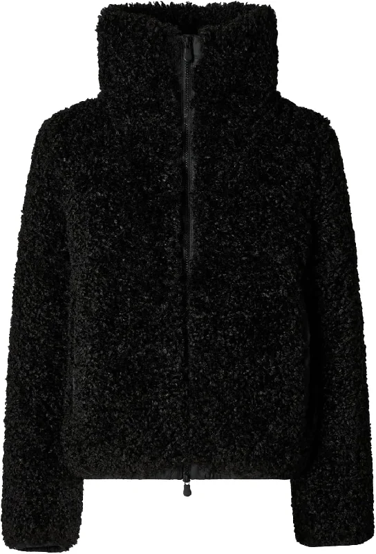 Save the Duck Women's Kennie Faux Fur Coat, Black