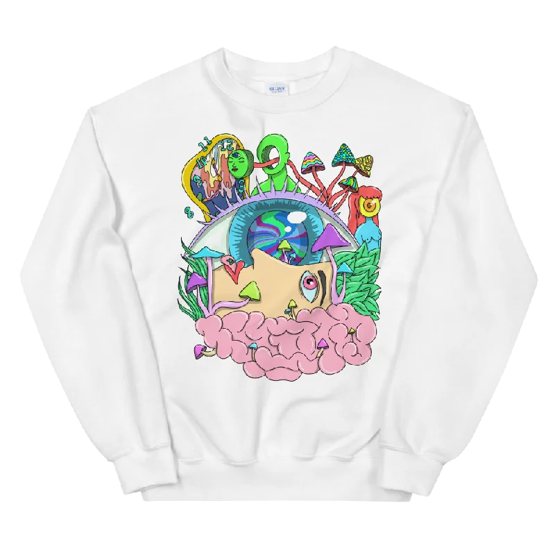Savings Bonanza graphic gym sweatshirtTripping Graphic Sweatshirt