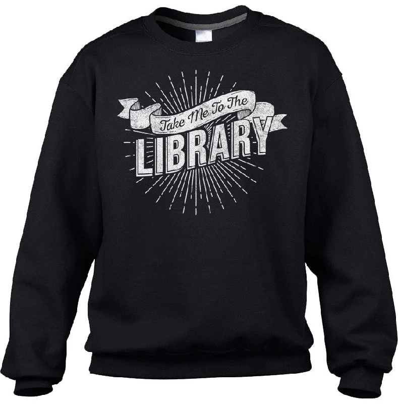 The Best Prices slim fit workout hoodieUnisex Take Me To The Library Sweatshirt