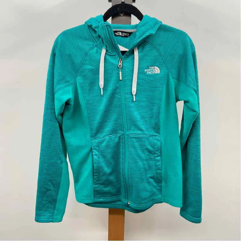 Buy Now sporty outerwearThe North Face Women's Size M Turquoise Pinstripe Jacket