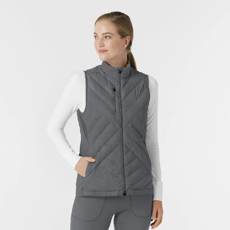 Sale Event padded puffer coatKnits and Layers Quilted Scrub Vest (8277)