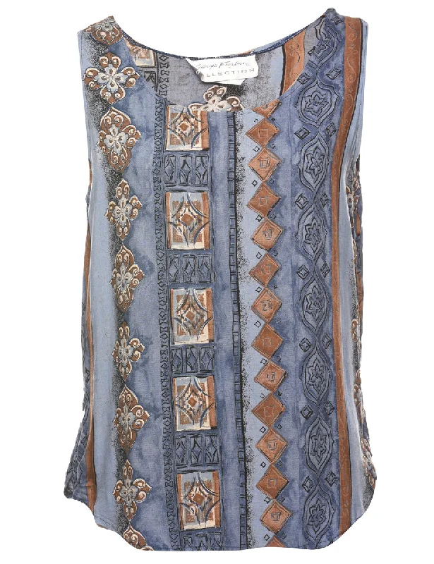Online Only outdoor adventure coatFloral Printed Top - M