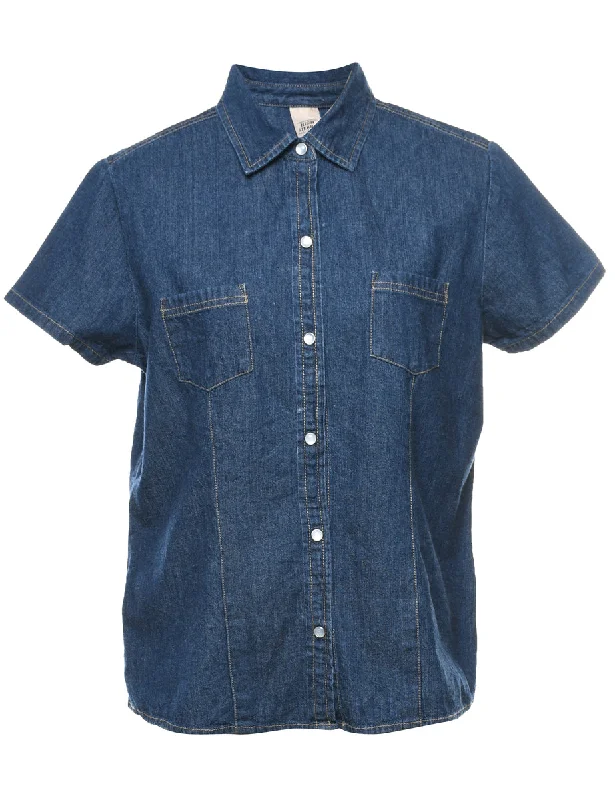 Indigo Denim Shirt - M