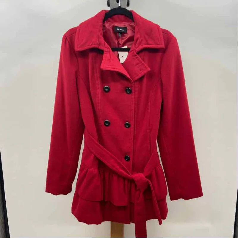 Final Markdown cozy fleece coatIZ Byer California Women's Size XL Red Solid Coat