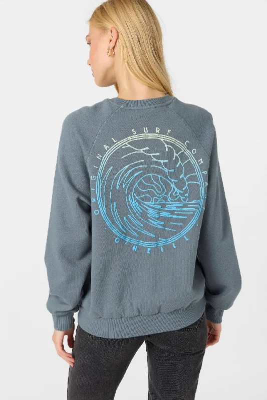 Today Only sleek workout sweatshirtO'Neill BOARDWALK CREWNECK FLEECE - WASHED SLATE