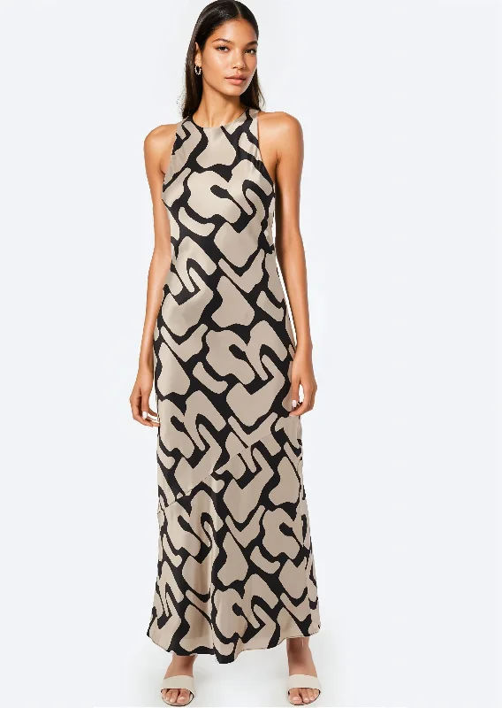 Can't Miss Althea Maxi Dress Abstract