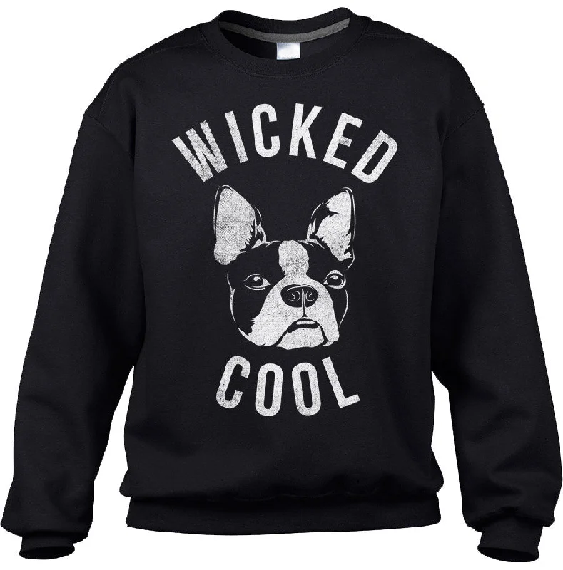 Discount Deals soft gym hoodieUnisex Wicked Cool Boston Terrier Sweatshirt