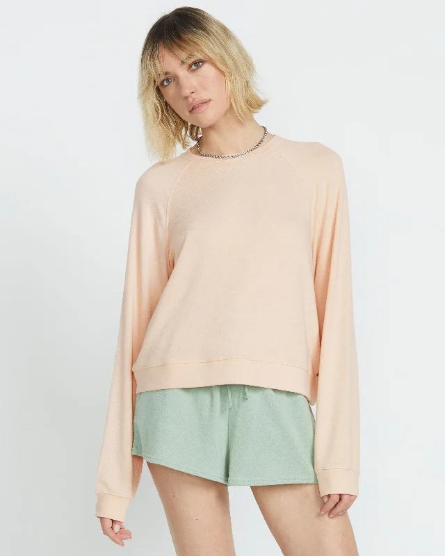 Price Rollback chic fitness hoodieLived in Lounge Frenchie Raglan - Champagne Gold