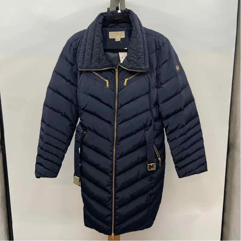 Extra Discounts wool coatMichael Kors Women's Size PXL Navy Solid Coat