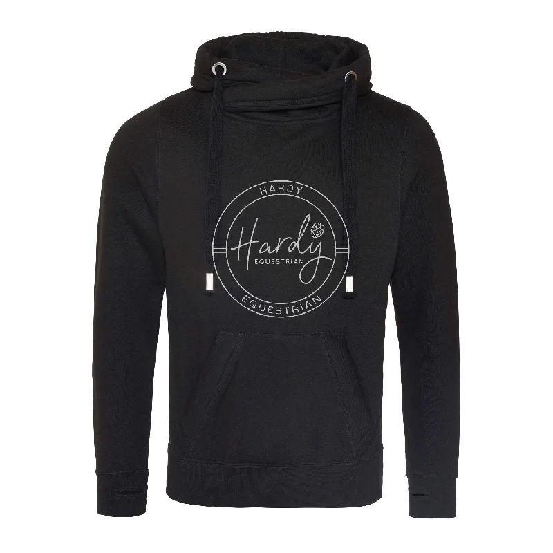 Hardy Equestrian Women's Cowl Neck Black Hoodie