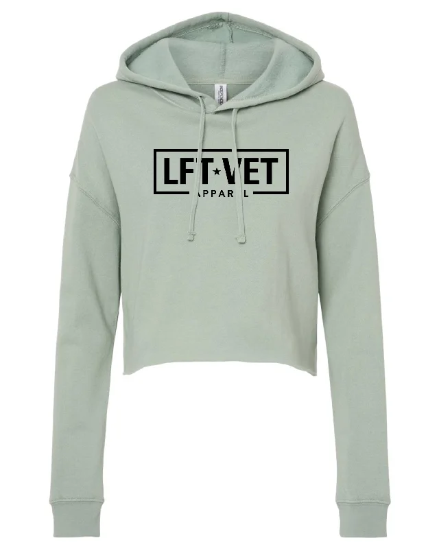 Lowest Price fashion hooded jacketLFTVET Original Crop Hoodie- Sage