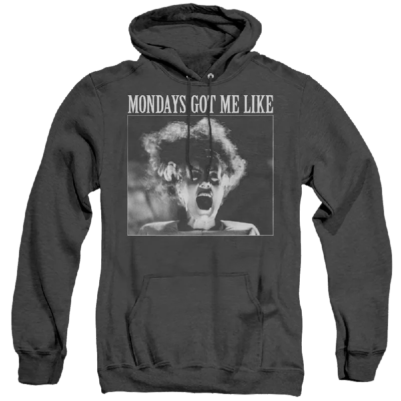 Sale Event fashion hoodieUniversal Monsters Monday Monster - Heather Pullover Hoodie Sale Event fashion hoodieUniversal Monsters Monday Monster - Heather Pullover Hoodie
