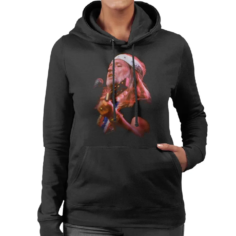 TV Times Willie Nelson Live Women's Hooded Sweatshirt