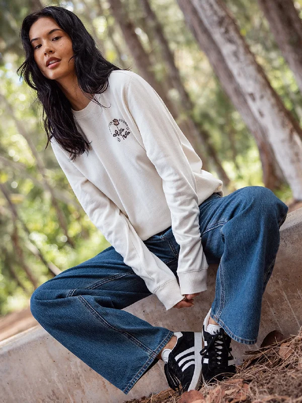 Stock Up and Save fitness lifestyle hoodieTruly Deal Crew Sweatshirt - Bone