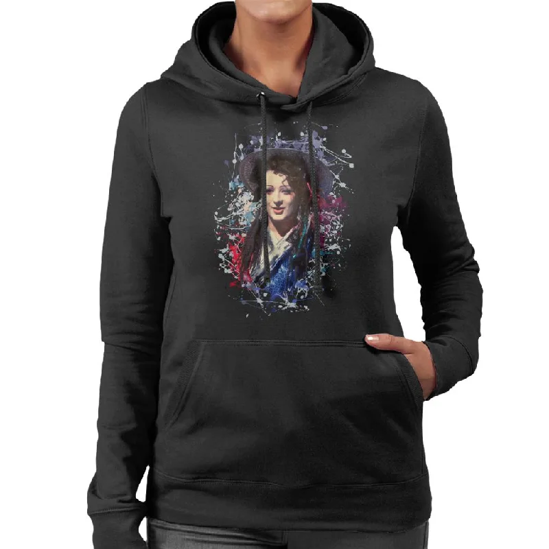 TV Times Boy George Of Culture Club Women's Hooded Sweatshirt