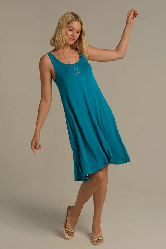 Best Deals oversized dressSwing Maternity Dress - Teal