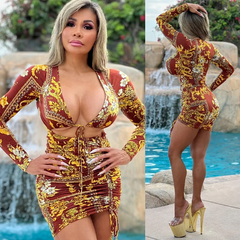 Deal Dash minimalistic dressFINAL SALE Connie's VIP RICH BITCH 🍸🍸🍸, BAROQUE 👑GOLD LEAF👑 Mini...🥂" With Super Stretch Fit & 🤫 Hidden Lining😘 🥂Made in USA 💋 Deal Dash minimalistic dressFINAL SALE Connie's VIP RICH BITCH 🍸🍸🍸, BAROQUE 👑GOLD LEAF👑 Mini...🥂" With Super Stretch Fit & 🤫 Hidden Lining😘 🥂Made in USA 💋