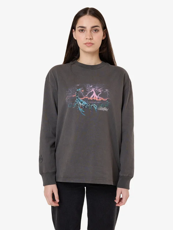 Holiday Sale functional sports hoodieTHRILLS Scorpion Ridge Long Sleeve Oversized Tee - MERCH BLACK Holiday Sale functional sports hoodieTHRILLS Scorpion Ridge Long Sleeve Oversized Tee - MERCH BLACK