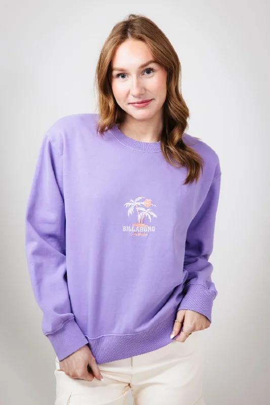 Today’s Deal minimalistic workout hoodieBillabong Palmy Brooklyn Crewneck for Women in Purple Punch | UBJFT00250-PKK0 Today’s Deal minimalistic workout hoodieBillabong Palmy Brooklyn Crewneck for Women in Purple Punch | UBJFT00250-PKK0