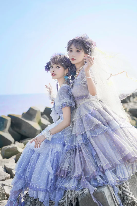 Fantastic Wind~Girl from the Deep Sea~KiraKira Chiffon Gauze Lolita OP