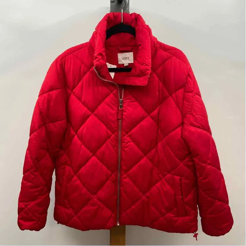 Limited Availability vintage trench coatLoft Women's Size M Red Quilted Jacket