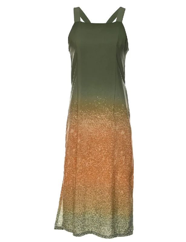 Bargain Blast windproof jacketPatterned Sleeveless Dress - S