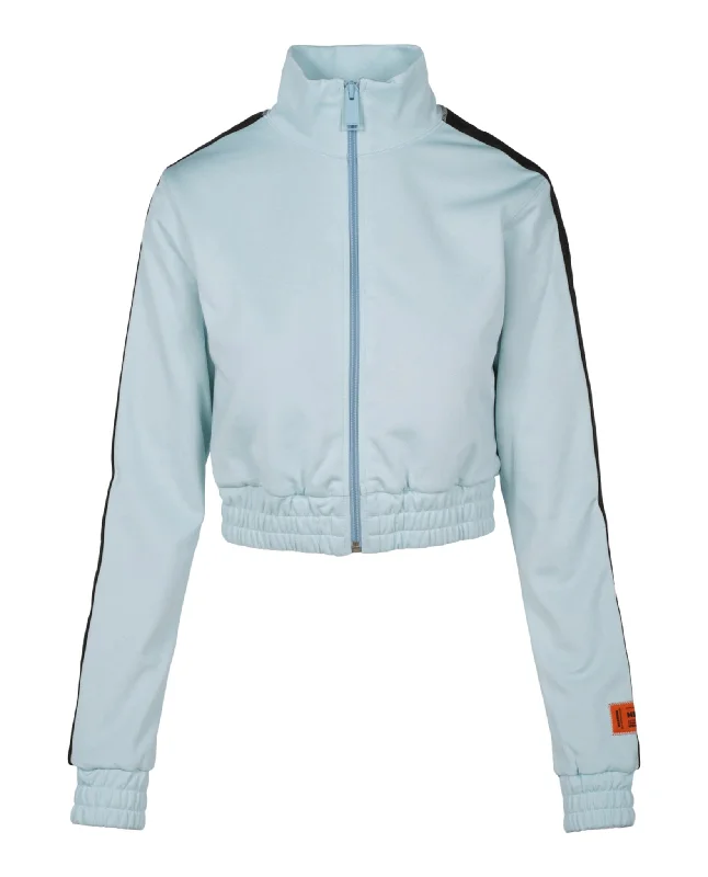 Shop and Save windbreaker jacketHeron Preston Womens Logo Paneled Cropped Track Jacket Shop and Save windbreaker jacketHeron Preston Womens Logo Paneled Cropped Track Jacket