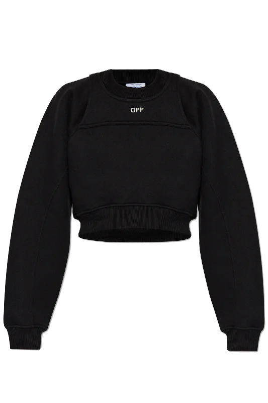 Off-White Sweatshirt with logo in BLACK - XS