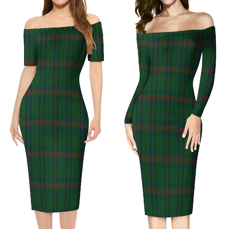 Price Drop Alert Owen of Wales Tartan Off Shoulder Lady Dress