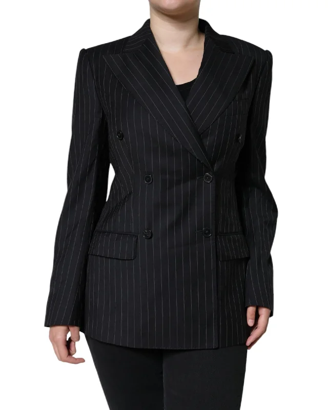 Unbeatable Prices stylish blazer coatDolce & Gabbana Women's Double-Breasted Pinstripe Blazer Unbeatable Prices stylish blazer coatDolce & Gabbana Women's Double-Breasted Pinstripe Blazer