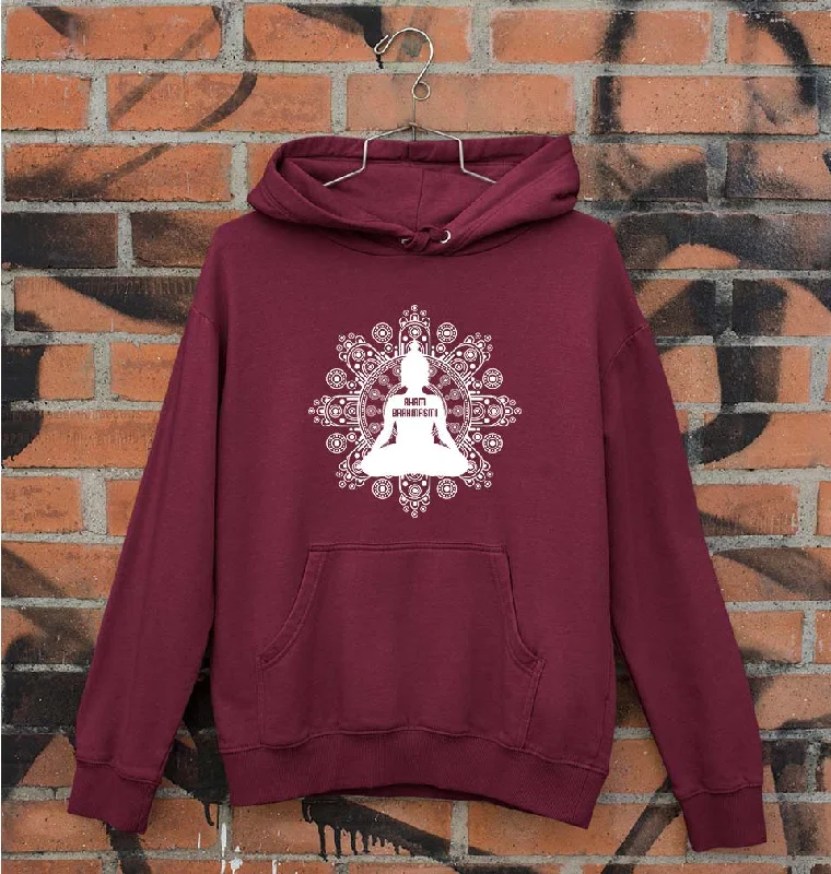 Limited Availability relaxed fit hoodieAham Bhahmasmi Unisex Hoodie for Men/Women