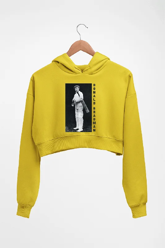 Final Clearance comfy hoodieDonald Bradman Crop HOODIE FOR WOMEN